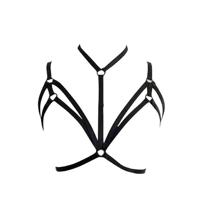 Underwear, PHOTNO Alluring Women Harness Bra Elastic Cage Bra Strappy Hollow Out Bra Bustier N4