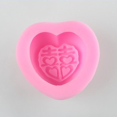 Y&XL&H Love Happy Character Shaped Soap Mold, Fondant Cake Chocolate Silicone Mold, Decoration Tools Bakeware N2