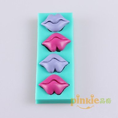 Sher Lips Shaped Fondant Cake Chocolate Silicone Molds,Decoration Tools Bakeware