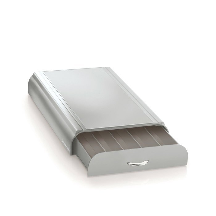 Mind Reader Anchor' Coffee Pod Storage Drawer for 50 Nespresso Capsules, White N70
