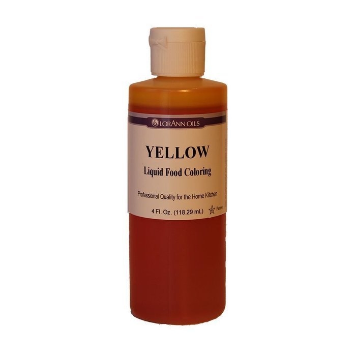 LorAnn Yellow Liquid Food Coloring, 4 Ounce