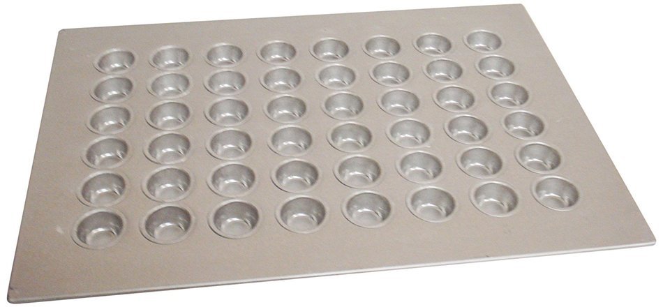 Magna Industries 15130 22-Gauge Aluminized Steel Mini Muffin Pan, 1-7/8" Diameter, 6 x 8 Cups Layout (Pack of 6)