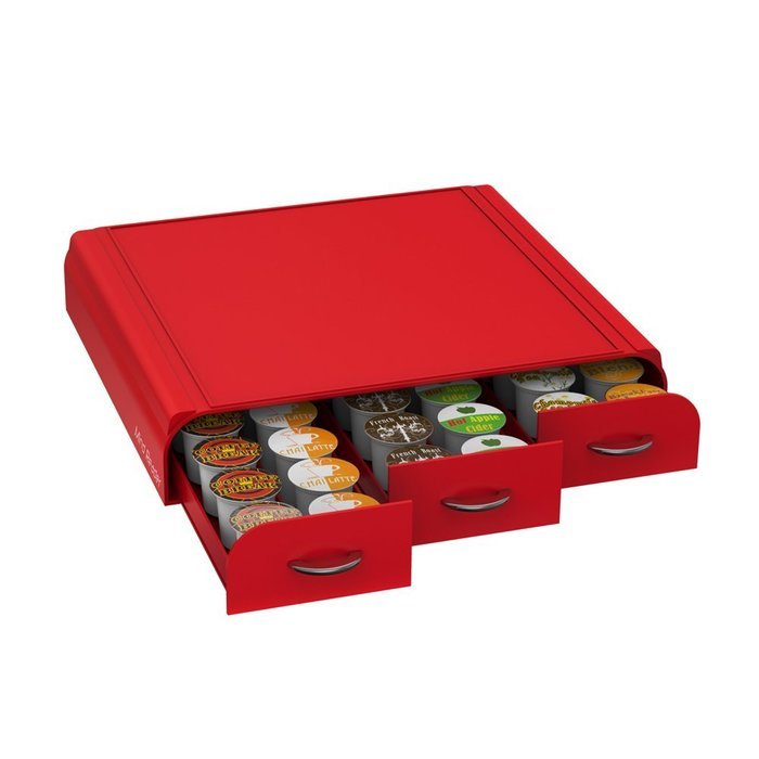 Mind Reader Anchor' Coffee Pod Storage Drawer for 50 Nespresso Capsules, White N76
