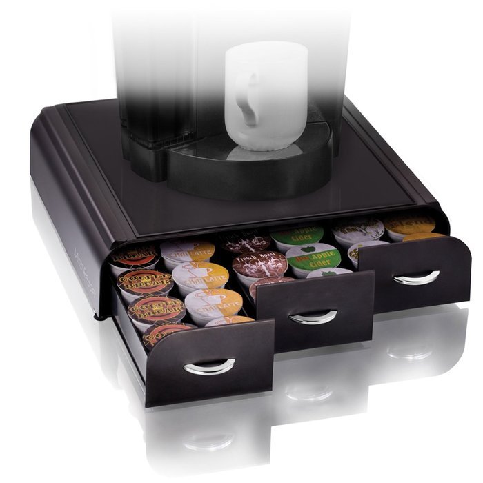 Mind Reader Anchor' Coffee Pod Storage Drawer for 50 Nespresso Capsules, White N77