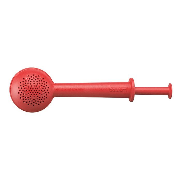 Bodum Bistro Spring Loaded Tea Egg in Red N2
