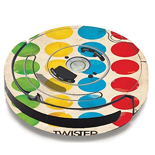 Skin Decal Vinyl Wrap For IRobot Roomba 650 655 Vacuum / Twister Dots