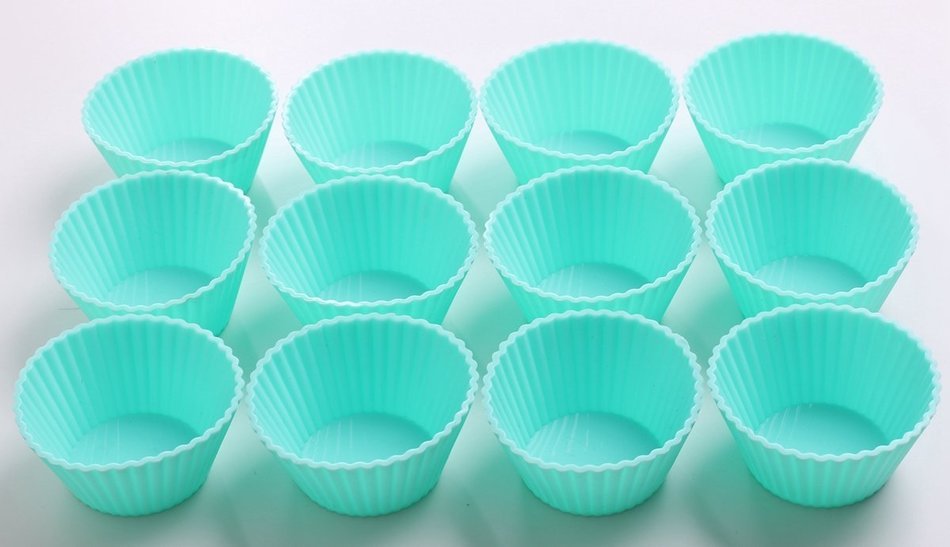 Jacobake Silicone Cupcake Liners Reusable Silicone Muffin Liners Silicone Muffin Cups for Baking(12 Pack Red)... N6