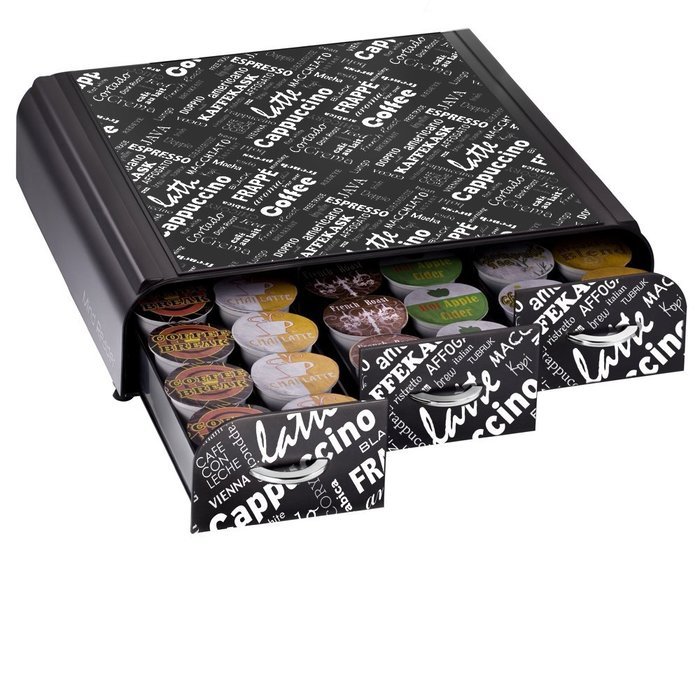 Mind Reader Anchor' Coffee Pod Storage Drawer for 50 Nespresso Capsules, White N79