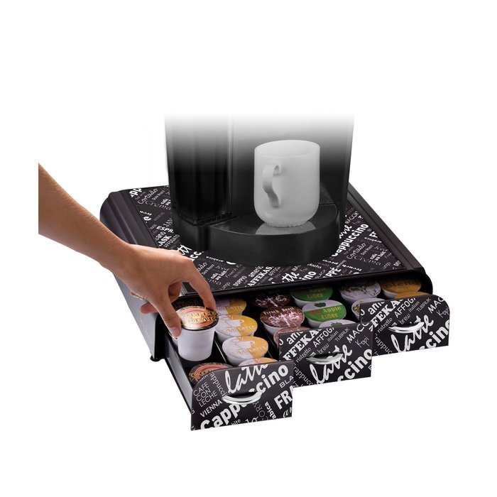 Mind Reader Anchor' Coffee Pod Storage Drawer for 50 Nespresso Capsules, White N80