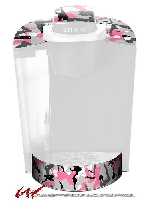 Sexy Girl Silhouette Camo Pink - Decal Style Vinyl Skin fits Keurig K40 Elite Coffee Makers (KEURIG NOT INCLUDED)