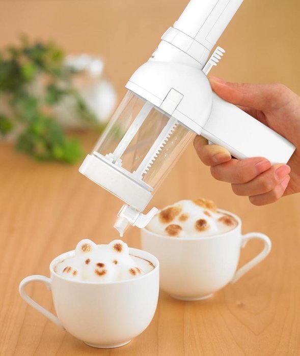 3D latte maker Awatachino White N12