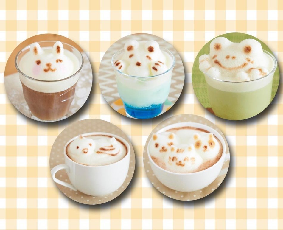 3D latte maker Awatachino White N13