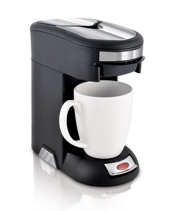 Caf&eacute; Valet Black/Silver Single Serve Coffee Brewer Starter Kit/Combo, Includes 10-Count Variety Pack of Exclusive... N4