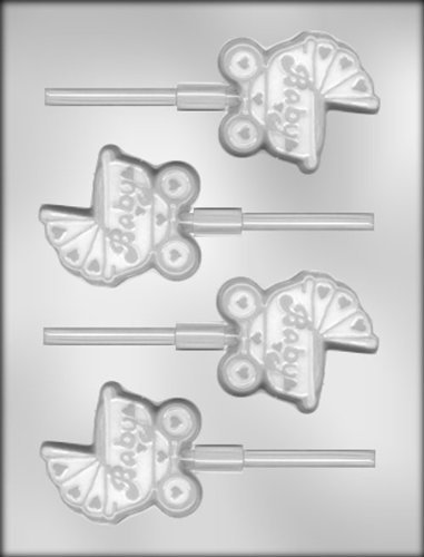 CK Products 2-3/4-Inch Buggy Sucker Chocolate Mold