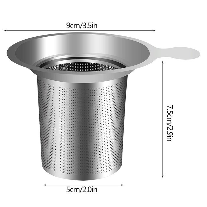 Homdox Tea Infuser - Stainless Steel, Tea Filter Tea Strainer for Loose Leaf Tea N2