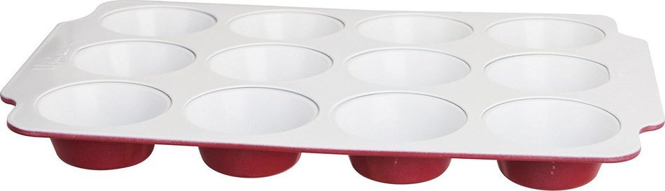 Uniware Nonstick Muffin Pan with Oversized Handles, Horma Antiadherente Para Muffins (24 Cups) N3