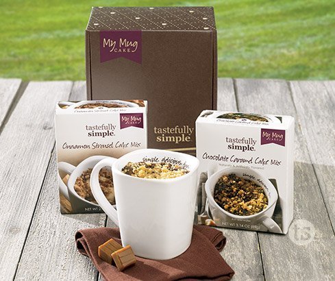 Tastefully Simple - My Mug Cake Mix & Mug Gift Boxed Set