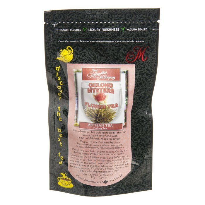 Metropolitan Tea Discovery Artisan Flowering Tea Pack, Oolong Mystere N2