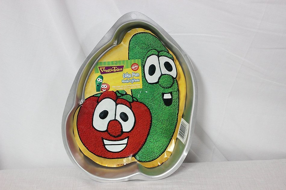 Wilton Cake Pan: VeggieTales - Bob & Larry (2105-9904, 2001)