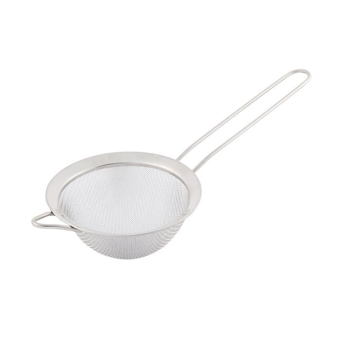 uxcell Metal Household Wire Mesh Soybean Milk Tea Strainer Filter Silver Tone N2