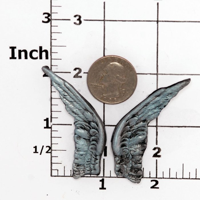 Small Angel Wing Small Silicone Mold Food Safe Fondant, Candy, Gum Paste,.Craft or Jewelry Mold Resin, Clay, Flexible... N4