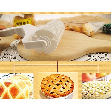 Y&XL&H Special Plastic Bread Cookie Pie Pizza Cake Baking Pastry Crust Mold Tool Lattice Netting Roller Hobbing...