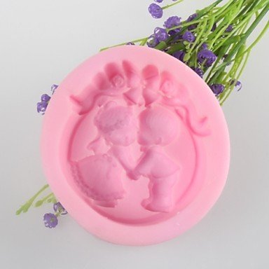 Y&XL&H Bride and Groom Shaped Soap Molds Wedding Mould Fondant Cake Chocolate Silicone Mold, Decoration Tools...