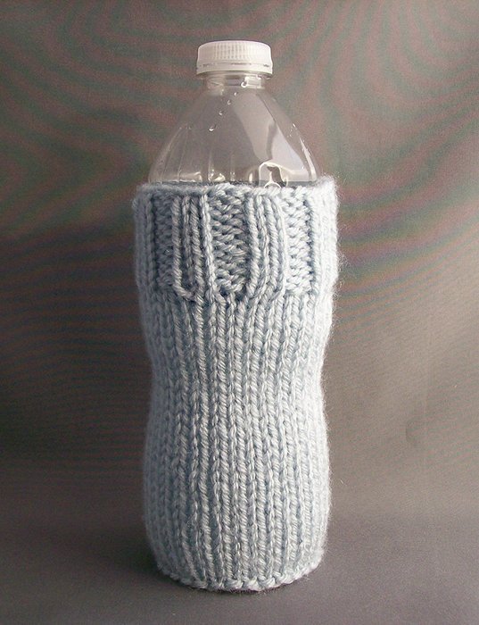 2 in 1 Soda Beer Can Water Bottle Cozy Baby Blue