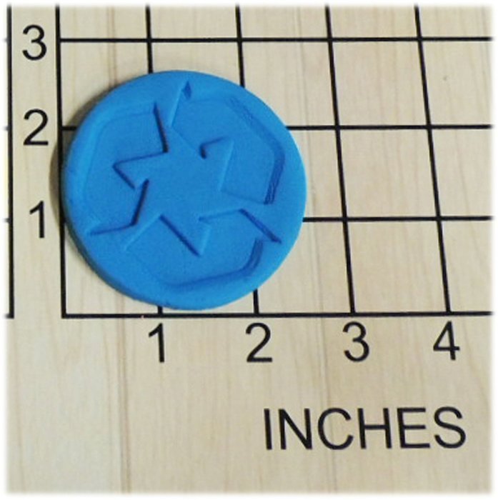 Recycle Sign Symbol Fondant Cookie Cutter and Stamp #1328