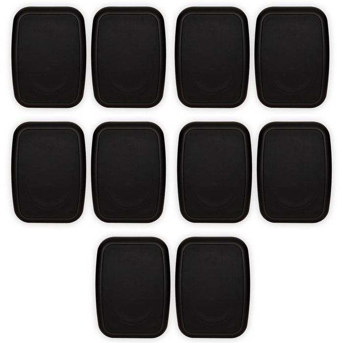 Theater Solutions TS6ODB Indoor or Outdoor 6.5" Speakers Weatherproof Mountable Black 5 Pair Pack