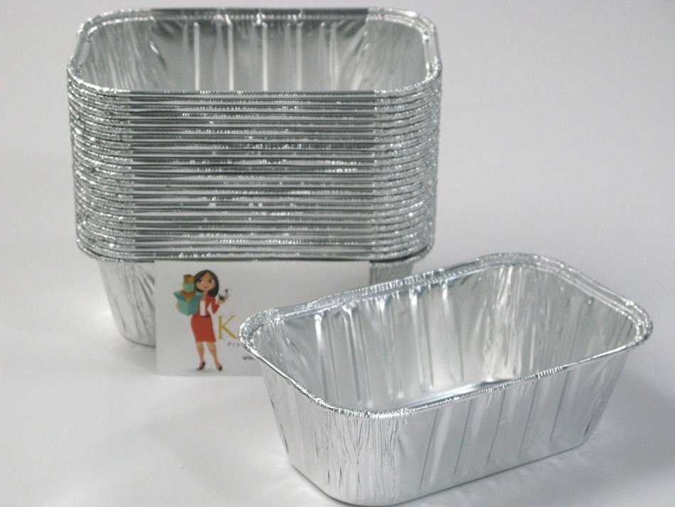 Katgely 7 Oz Aluminum Casserole Pot Pie Pans (Pack of 100) N3