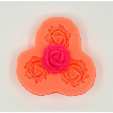Y&XL&H Bakeware Silicone Flower Baking Molds for Fondant Candy Chocolate Cake (Random Colors) N3