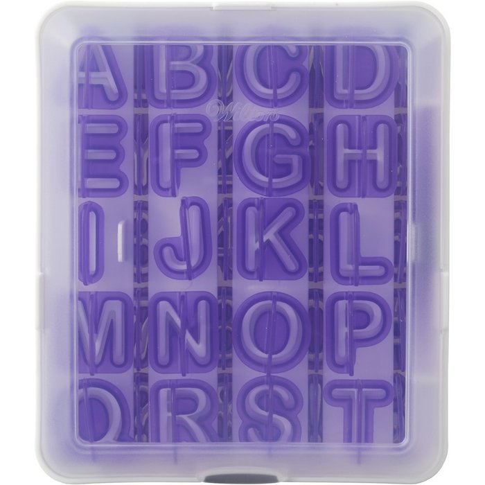 Wilton 417-7554 40 Piece Alphabet & Numbers Fondant Cut-Outs Set N4