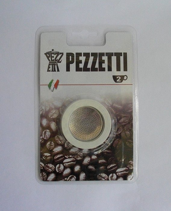 3 Rubber Seal/Rings+Filter -Replacement- Sizes 1,2,3,6,9,14 Cup Espresso coffee Maker Pot (2 Cup) N5