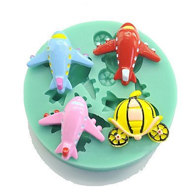 Y&XL&H Plane Shaped Silicone Fondant Cake Cake Chocolate Silicone Molds,Decoration Tools Bakeware
