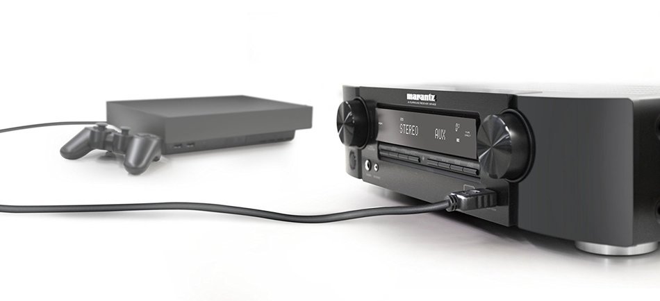 Marantz NR1403 Slim Line 5.1-Channel Home Theater AV Receiver (Discontinued by Manufacturer) N5