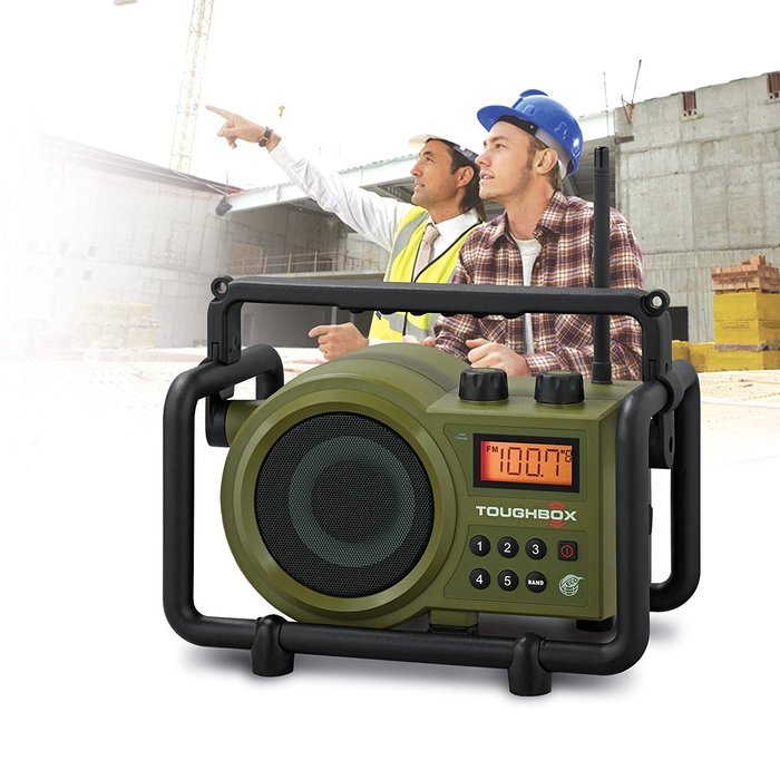 Sangean Portable Digital Ultra Rugged AM/FM Radio Receiver with Large Easy to Read Backlit LCD Display N2