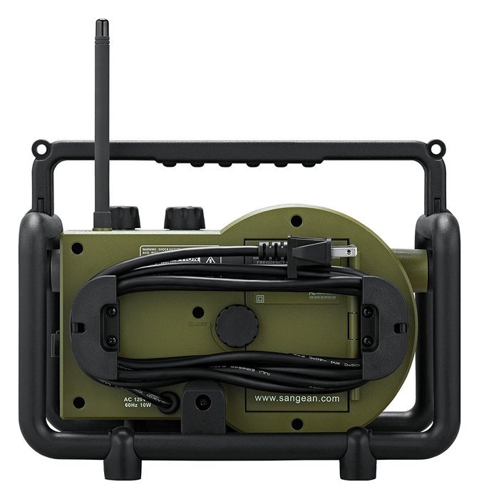 Sangean Portable Digital Ultra Rugged AM/FM Radio Receiver with Large Easy to Read Backlit LCD Display N3