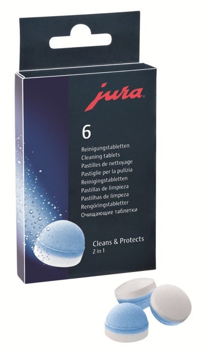 Jura Cleaning Tablets for all Jura Automatic Coffee Centers, 6-Count N8