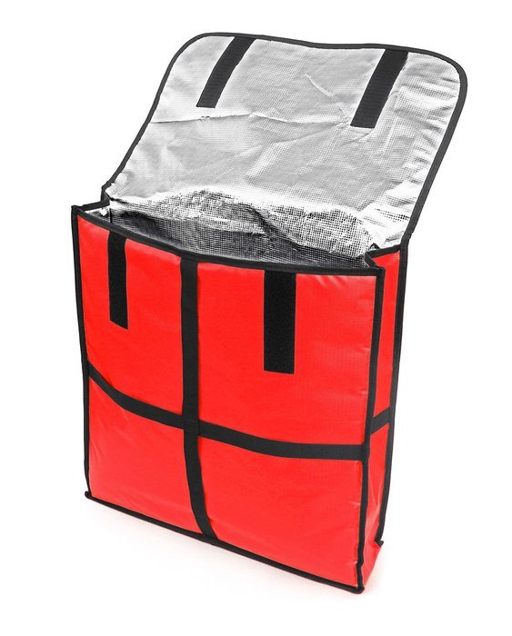 New Star 50073 Insulated Pizza Delivery Bag, 18 by 18 by 5-Inch, Red N2