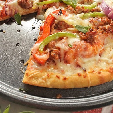 Wilton Advance Select Premium Nonstick 14-Inch Pizza Crisper in Gunmetal N2