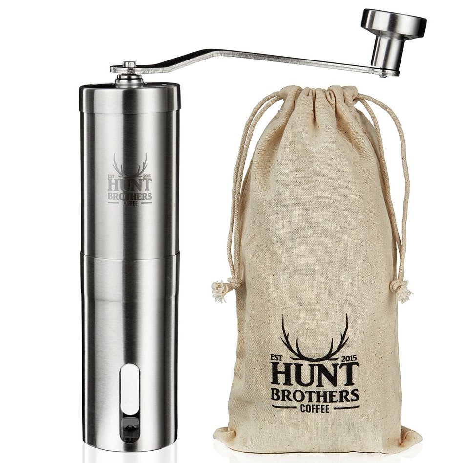 Hunt Brothers Coffee Grinder | Best Conical Burr for Precision Brewing | Consistent Grind | Top Rated Coffee Mill... N3