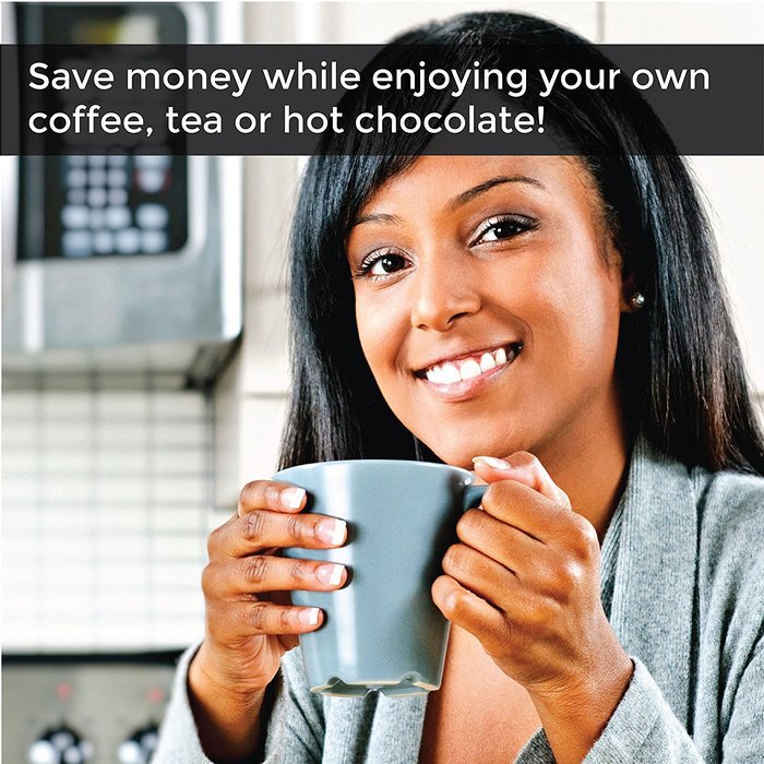 Reusable Carafe - Refillable Keurig Multi-beverage Filter - Compatible with Keurig 2.0 Brewers (K200, K300, K400... N6