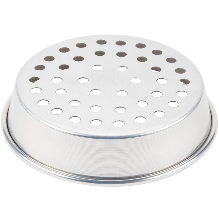 American Metalcraft A90071.5SP 7" x 1 1/2" Super Perforated Standard Weight Aluminum Tapered / Nesting Pizza Pan N2
