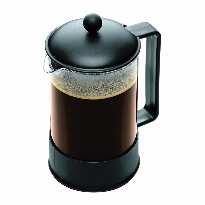 Bodum Brazil 8-Cup French Press Coffee Maker, 34-Ounce, Black N3
