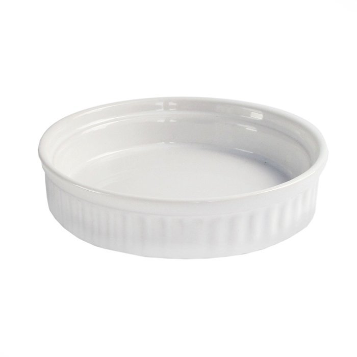 American Atelier Bistro Fluted Mini Bakers Bowl, White