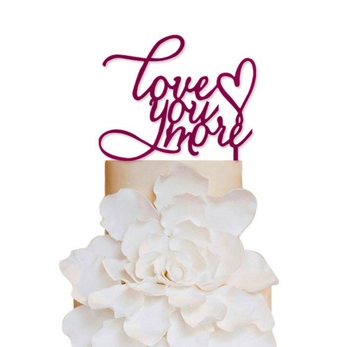 Sugar Yeti Brand Made in USA Cake Toppers God Gave Me You Wedding Cake Toppers Wedding Decoration Acrylic Cake... N118