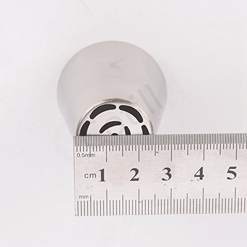 TecGeo(TM) 16PC/set Stainlees Steel Russian Tulip Icing Piping Nozzles Cake Decorating Tools Pastry Bag Fondant... N2