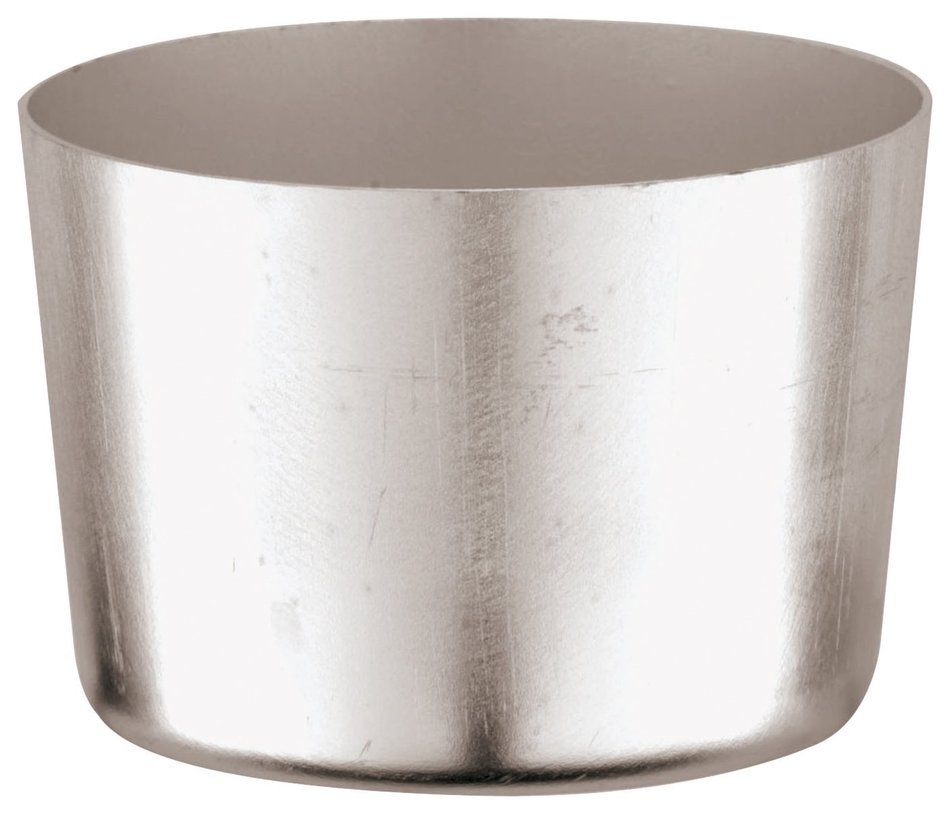 Paderno World Cuisine 41659-08 Aluminum Creme Caramel Mold, Gray