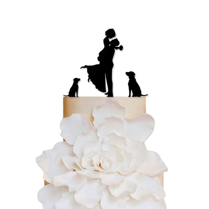 Sugar Yeti Brand Made in USA Cake Toppers God Gave Me You Wedding Cake Toppers Wedding Decoration Acrylic Cake... N136